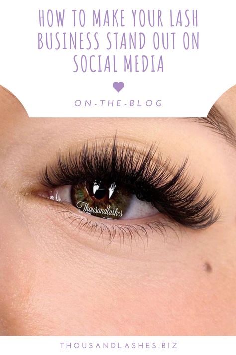 HOW TO MAKE YOUR LASH BUSINESS STAND OUT ON SOCIAL MEDIA Before we get into the details, you're probably wondering why we're talking about social media marketing for your lash business instead of other channels. To be honest, there are a few different answers to this question. You should be aware that using social media for every lash business has a large number of potential new clients. How To Promote Lash Business, Lash Business Marketing Ideas, Marketing Lash Business, Lash Artist Social Media, Lash Marketing Social Media, Hashtags For Lash Business, Lash Extensions Marketing Social Media, Lash Business Content Ideas, Lash Extension Marketing