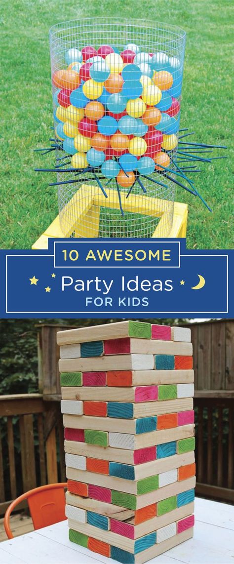 Diy Party Activities, Yard Games For Kids, Baby Birthday Games, Best Party Games, Summer Kick Off, Backyard Party Games, Summer Party Games, Diy Party Games, Diy Kid Activities