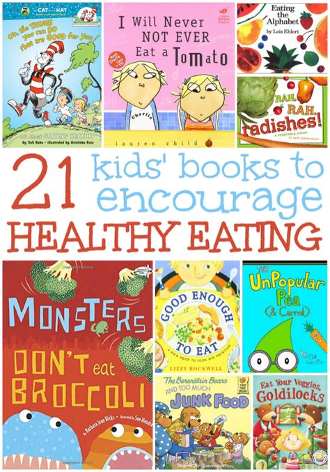 21 Kids' Books to Encourage Healthy Eating Healthy Eating Books, Healthy Book, Health Is Wealth, Eat Healthier, Diet Exercise, Healthy Eating For Kids, Health Books, Preschool Books, Books For Kids