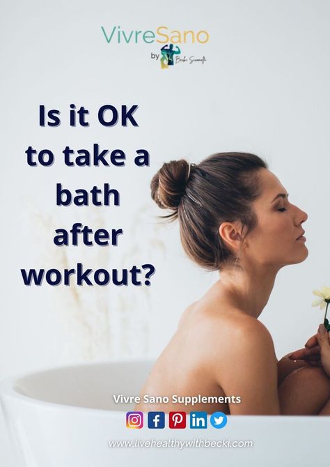 Showering after exercise should be an important part of your post-workout routine. It not only gets you clean and protects you from breakouts, but also helps your heart rate and core temperature naturally decrease. Taking a lukewarm or cool shower works best.#diet #dietptips #dieatplant #dietsupplements #livehealthy #healthyliving #healthylifestyle #vivresanosupplements Cold Water Shower, After Exercise, Take A Bath, Sweat Gland, Best Diet, Post Workout Recovery, Cold Shower, Major Muscles, Cleansing Wipes