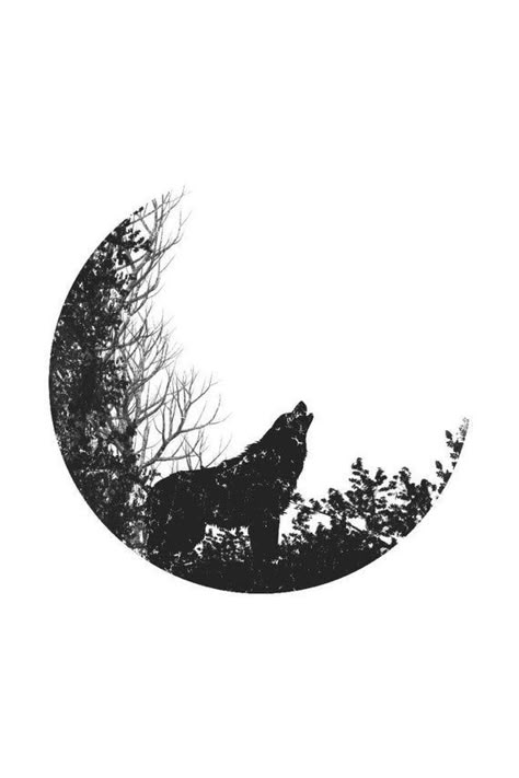 Coyote Howling, Wolf And Moon Tattoo, Coyote Tattoo, Small Wolf Tattoo, Wolf Tattoo Sleeve, Tattoos Infinity, Moon Silhouette, Wolf Tattoo Design, Wolf Moon