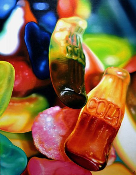 Amazingly realistic oil paintings by Sarah Graham Juan Sanchez Cotan, Sarah Graham, Sweet Drawings, Food Project, Food Artists, Realistic Oil Painting, Candy Art, Food Painting, Food Projects