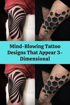 Dimensional Tattoos, Illusion Tattoo, Optical Illusion Tattoo, Back Tattoos For Guys, 3d Tattoos, 3d Tattoo, Back Tattoos, Optical Illusion, Mind Blowing