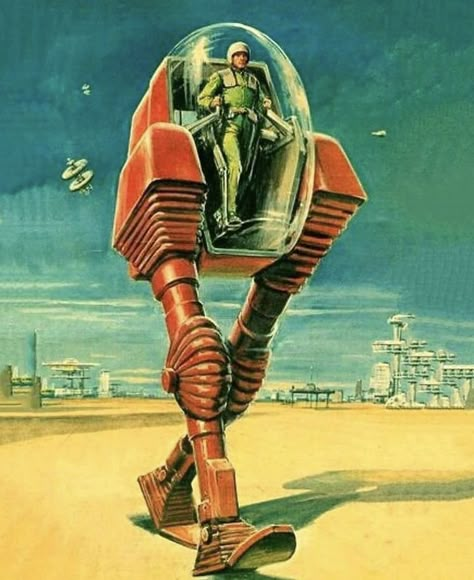 Retro Futurism Atompunk, Atom Punk, Atomic Punk, Futurism Art, Science Fiction Artwork, Weird Fiction, 70s Sci Fi Art, Vintage Robots, Arte Peculiar