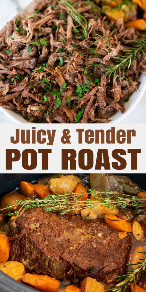 Clean Eating Pot Roast, Gluten Free Roast Crockpot, Crockpot Pot Roast With Gravy, Pot Roast Gluten Free, Beef Roast Crockpot Recipes, Potroast Slowcooker, Crockpot Dinners Healthy, Crockpot Pot Roast, Gluten Free Gravy