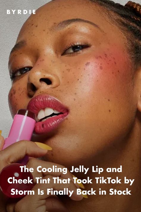 Milk Makeup's Jelly Lip and Cheek Tint Milk Makeup Cooling Water, Cheek Stain, Bare Face, Milk Makeup, Beauty Influencer, Lip Tint, Jelly, Skin Tones, Sephora