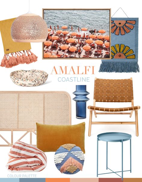 Beach House Style, Home Magazine, Occasional Chair, Home Decor Color, Mood Board Design, Art Print Wall, House And Home Magazine, Colour Schemes, Home Staging