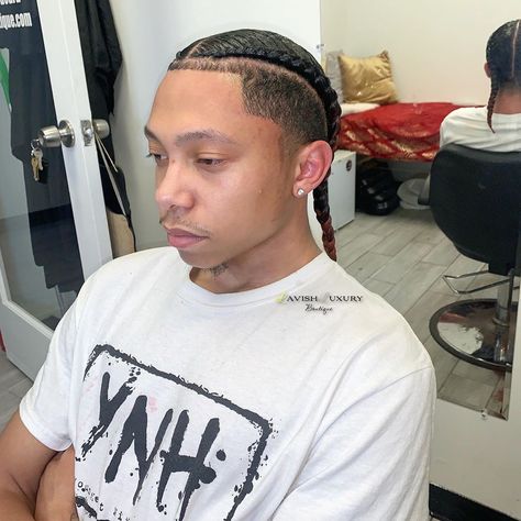 Lavish Luxury Boutique | Atl on Instagram: “My homie @ynhprimetime slid thru for a quick one two 💥 For this neat and quick braids pick Men’s Simple Cornrows at…” Ludacris Braids, Simple Cornrows, Quick Braids, Mens Braids, Mens Braids Hairstyles, First Second, Braids Hairstyles, Luxury Boutique, Work Hard