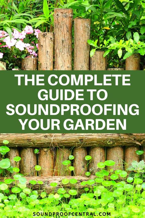 Hillside Gardening, Growing Mushrooms At Home, Noise Barrier, Sound Blocking, Sound Barrier, Garden Venue, Backyard Privacy, Noise Pollution, Garage Conversion