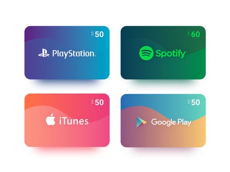 Gift Cards by Aref Araghi on Dribbble Ulta Gift Card, Gift Card Ideas, Gift Card Displays, Shein Gift Card, Redeem Gift Card, Card Ui, Gift Card Template, Amazon Card, Member Card