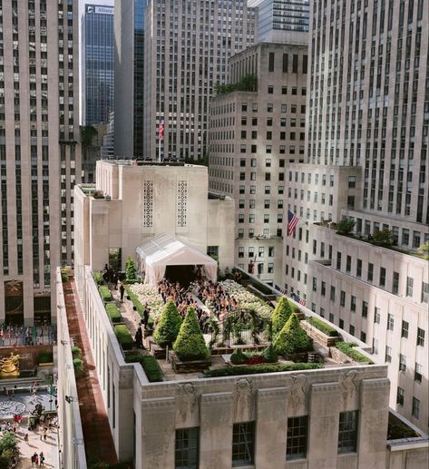 Brian Gluckstein, Rooftop Wedding Ceremony, New York Wedding Venues, Nyc Rooftop, Rooftop Wedding, The Plaza, Nyc Wedding, Wedding Mood, Wedding Places