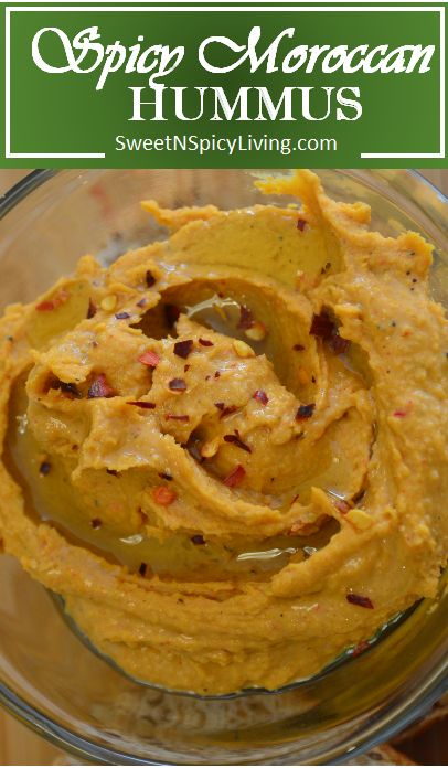 Spicy Moroccan Hummus Moroccan Hummus Recipe, Moroccan Starters, Moroccan Dip, Spicy Hummus Recipe, Chipotle Hummus, Hummus Flavors, Best Hummus Recipe, Spicy Hummus, Hummus Recipe Homemade