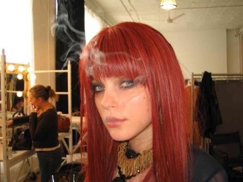 Requiem For A Dream, Jessica Stam, Indie Sleaze, Attractive People, Hair Inspo, Red Hair, Hair Inspiration, Pretty People, Fashion Models