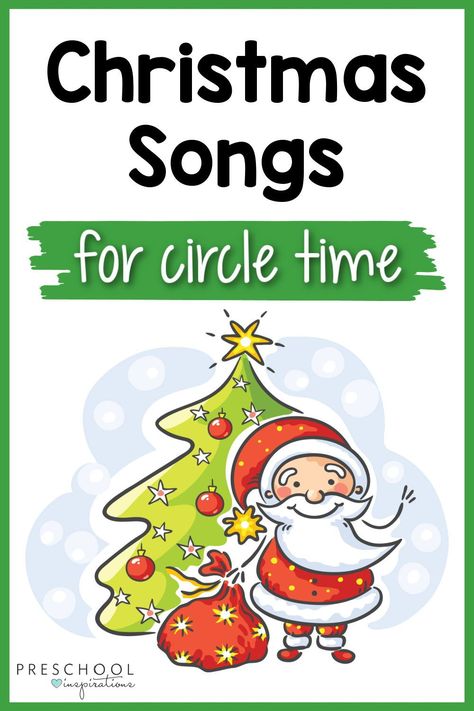 Christmas Chants Preschool, Christmas Songs And Fingerplays For Preschool, Toddler Christmas Circle Time, Christmas Songs Preschool Circle Time, Christmas Circle Time Songs, December Circle Time Songs, Christmas Fingerplays For Toddlers, Christmas Circle Time Activities Preschool, Circle Time Christmas Ideas