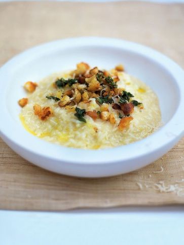 Three Cheese Risotto | Rice Recipes | Jamie Oliver Recipes Risotto Recipes Cheese, Cheese Risotto, Taleggio Cheese, Vegetarian Roast, Risotto Rice, Jamie Oliver Recipes, Simple Nutrition, Tasty Vegetarian Recipes, Risotto Recipes