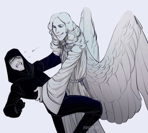 Mandela Effect, Angel Gabriel, Mandela Art, Archangel Gabriel, Brush Drawing, Boyfriend Games, An Angel, Art Reference Poses, South Park