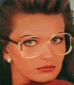 Glasses options: Annelle 80s Glasses Frames, 80s Glasses, 80s Makeup, Magazine Spread, Paulina Porizkova, Steel Magnolias, Glasses Makeup, Womens Glasses, 80s Fashion