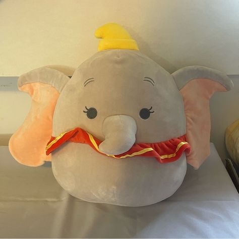 Squishmallows Dumbo Disney 10” stuffed plush Dumbo Plushies, Dumbo Plush, Dumbo Disney, Plush Toy, Random Stuff, Toys, Disney, 10 Things, Closet