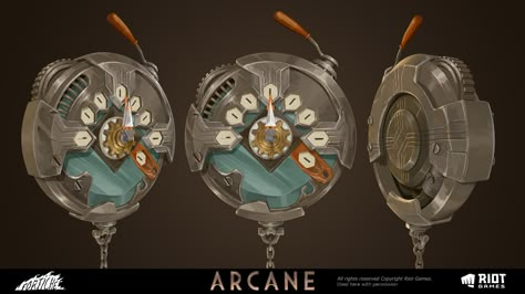 ArtStation - ARCANE - Firelight Leader - Textures, Gilles Roman Arcane Prop Design, Arcane Texture, Arcane Technology, Arcane Firelight, Arcane Props, Arcane Artstyle, Ekko Cosplay, Space Props, Arcane Style