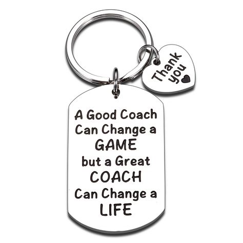 PRICES MAY VARY. 💝【Appreciation Thank You Gift for Coach 】--It’s read "A good coach can change a game, but a great coach can change a life." Your Soccer Coach, Volleyball Coach, Basketball Coach, Softball Coach must be a really nice man/woman. Thank you for always helping us, encouraging us, and most importantly trusting us when we are discouraged and failed. 💝【Appreciation Gift for Baseball Coach】-- Perfect appreciation gift for coach of baseball, basketball, volleyball, softball, football, s Senior Night Baseball, Baseball Banquet, Coach Basketball, Congratulations Images, Coach Appreciation Gifts, Coach Appreciation, Team Cheer, Nice Man, Volleyball Coach