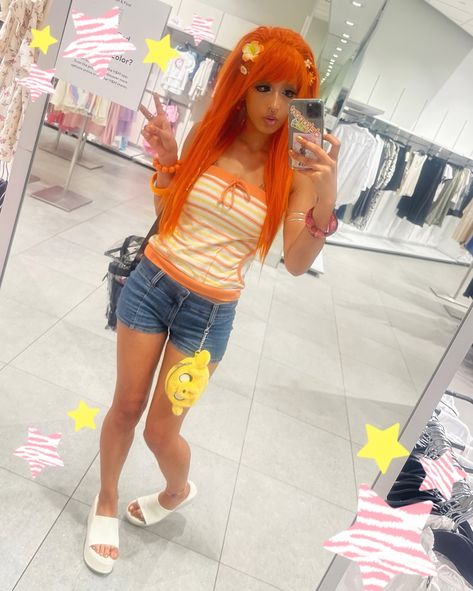 finally posting these hehe ☆*:.｡. o(≧▽≦)o .｡.:*☆ just a #causal lewk to get boba and go to mall lel lenses from @pinkyparadisedotcom ! #gyaru #gaijingyaru #ganguro #ギャル Mamba Gyaru Outfit, Ganguro Gyaru Outfit, Mamba Gyaru, Valerie Gray, Ganguro Gyaru, Gyaru Outfit, Shibuya Style, 2000s Japanese Fashion, Gyaru Fashion