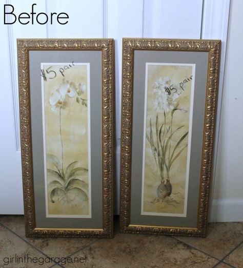 Upcycle Frames, Window Shelf, Old Picture Frames, Thrift Store Crafts, Diy Picture Frames, Old Frames, Trash To Treasure, Old Paintings, Ornate Frame