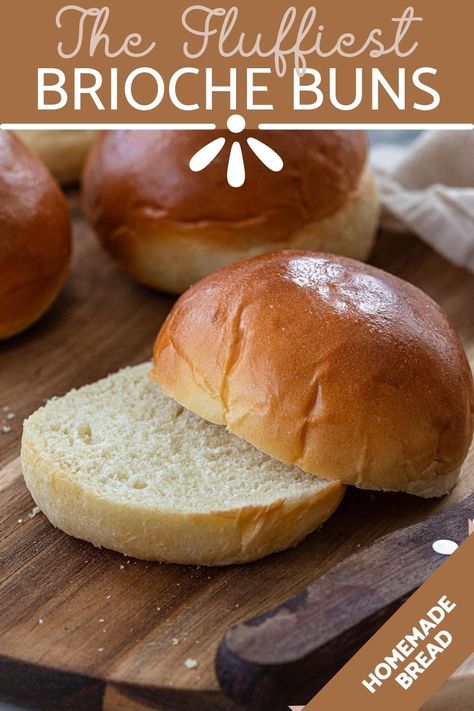 Brioche Buns Recipe, Sourdough Buns, Tangzhong Method, Buns Homemade, Brioche Burger Buns, Homemade Burger Buns, Burger Bread, Burger Buns Recipe, Hamburger Bun Recipe