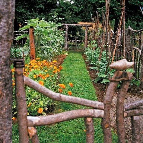 Potager Garden, Have Inspiration, Garden Tours, Plants And Flowers, Garden Fencing, Garden Structures, Veggie Garden, Garden Cottage, Garden Fence