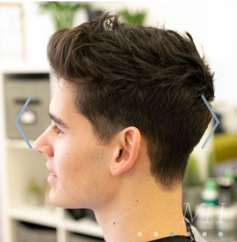 Textured Quiff, Short Quiff, Young Men Haircuts, Quiff Haircut, Mens Haircuts Medium, Gents Hair Style, Quiff Hairstyles, Mens Hairstyles Thick Hair, Wavy Hair Men