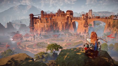 Meridian | Horizon Zero Dawn Wiki | FANDOM powered by Wikia Horizon Zero Dawn Architecture, Horizon Zero Dawn Environment, Meridian Horizon Zero Dawn, Horizon Zero Dawn Scenery, Horizon Zero Dawn Meridian, Horizon Zero Dawn Landscape, Horizon Zero Dawn Concept Art, Horizon Zero Dawn Aloy, Fallout Art