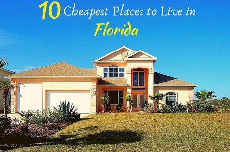 Where to find the cheapest places to live in Florida? Check out the blog for top 10 most affordable places to live in Florida. Inexpensive cities in Florida Best Places In Florida, Cheapest Places To Live, Places In Florida, Florida City, Places To Live, Moving To Florida, Florida Living, Place To Live, Dog Beach