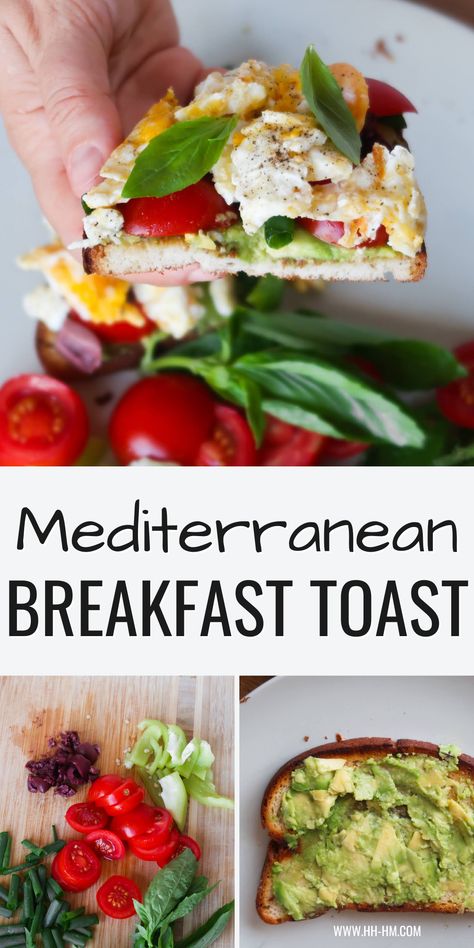 Mediterranean Breakfast Avocado Toast - Her Highness, Hungry Me Medditeranean Food, Medditeranean Food Recipes, Breakfast Avocado Toast, Mediterranean Diet Recipes Breakfast, Canada Restaurants, Mediterranean Diet Breakfast, Mediterranean Diet Food List, Breakfast Avocado, All About Canada