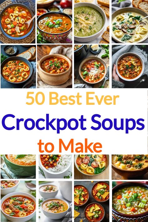 I remember when I first started using my crockpot, I was blown away by how easy it made everything. One busy weeknight, I tossed some ingredients together for a corn and potato chowder, and it turned out so delicious that it became a regular in my dinner rotation. That experience got me hooked, and now […] Crockpot Soups And Stews, Fall Soups Crockpot, Autumn Soups, Corn And Potato Chowder, Savory Soup Recipes, Crock Pot Tortellini, Soups To Make, Healthy Crockpot Soup, Crockpot Foods