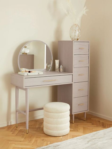 25 Best Dressing Tables 2024 For Every Interior Style | Glamour UK Dressing Room Furniture Ideas, Small Dressing Table Ideas, Vanity Table Ideas, Vanity Design Ideas, Console Dressing Table, Stylish Dressing Table, Dressing Table Modern, Dressing Table Organisation, Girls Dressing Table