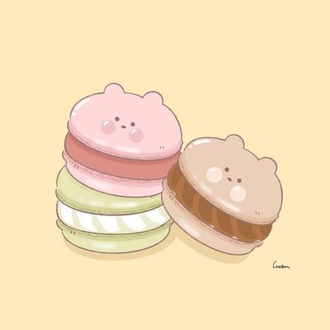 Cute Food Drawings, Kawaii Animals, Kawaii Food, Food Drawing, Cute Little Drawings, Pastel Drawing, Kawaii Art, Pastel Art, Pastel Aesthetic