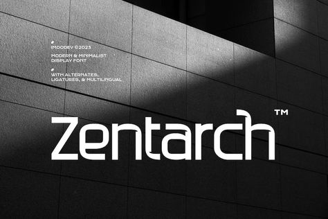 Zentarch is a modern minimalist font that has smooth curves and a visual style a can embodies charm and elegance in every lettering, making your work look stunning and attractive. A versatile font that works in both uppercase and lowercase sizes, suitable for a wide variety of projects such as a display font for heading, […] Get your free download of the Zentarch Font now at FreeFontDL - Free Font Download! Modern Free Fonts, Font Sans Serif, Modern Fonts Free, Typography Ideas, Free Font Download, Minimalist Font, Modern Sans Serif Fonts, Heading Fonts, Visual Style