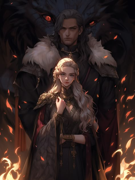 Elf Romance Art, Couples Fantasy Art, Warrior Couple Art, Vampire Family Art, Couple Concept Art, Elven Couple, Couple Fantasy Art, Warrior Couple, Elf And Human Couple