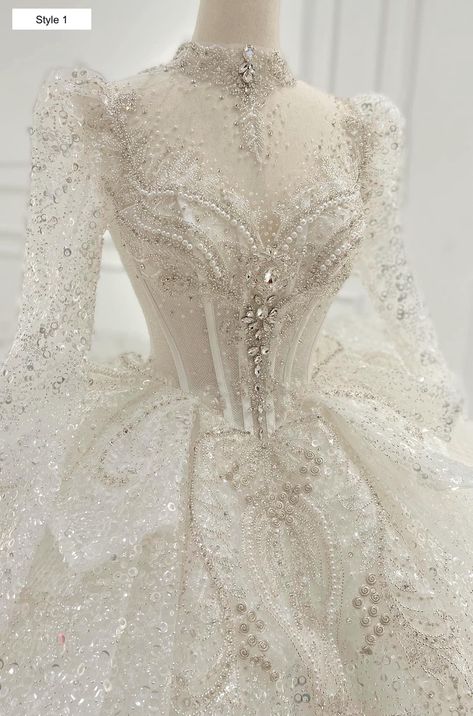 White Ballgown, Fairytale Wedding Dress, Princess Stuff, Ballgown Wedding Dress, Glitter Wedding Dress, Sparkly Wedding Dress, Ballgown Wedding, Pretty Quinceanera Dresses, Fairy Tale Wedding Dress