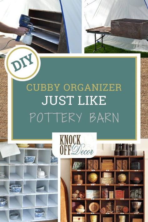 Making this cubby organizer couldn’t be any easier with Lindsay from My Creative Days tutorial. She guides us effortlessly through the steps of making our own cubby organizer. Diy Cubby, Cubby Cabinet, Vintage Cubby, Cubby Organizer, Wooden Cubby, Diy Shelf, Cubby Shelves, Cubby Shelf, Outdoor Diy Projects