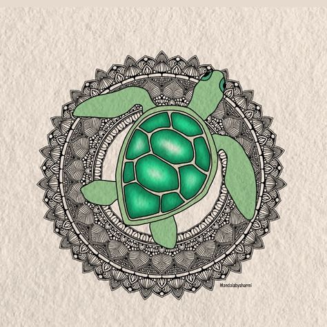 First entry #7mandalaschallenge Prompt 1: sea turtle mandala Sea Turtle Mandala, Mandala Turtle, Cape Verde, Draw On Photos, Sea Turtle, Cape, Drawings, Quick Saves