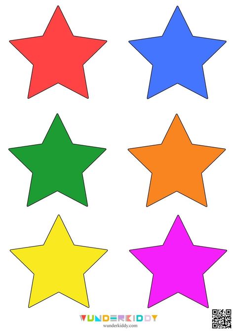 Free Star Printables, Printable Stars Free, Star Paper Printable, Star Crafts For Toddlers, Star Template Printable Free, Printable Stars, Stars Template, Star Template Printable, Star Printable