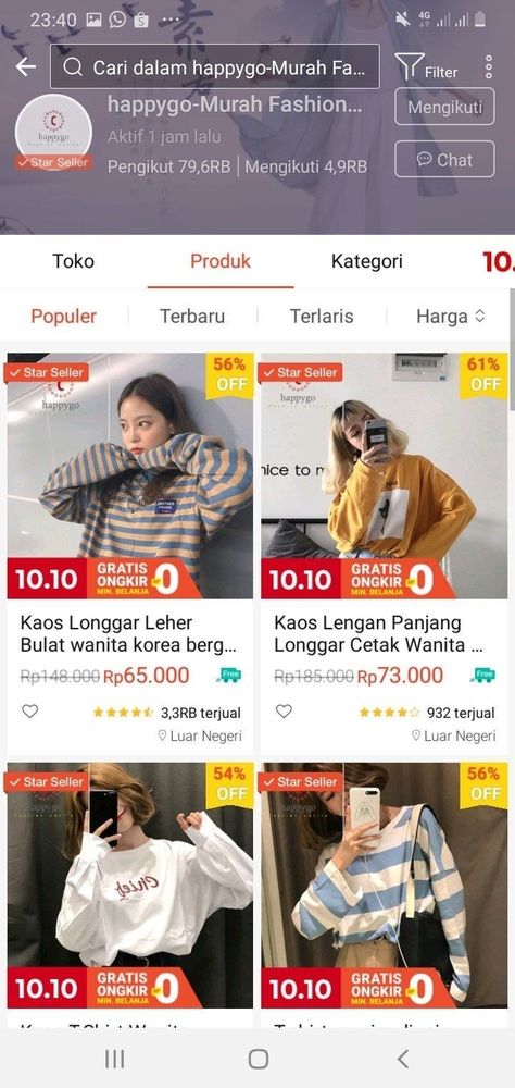 Rekomendasi Olshop Shopee, Toko Shopee Ootd, Shopee Clothes, Shopee Outfit, Online Shopping Sites Clothes, Best Online Clothing Stores, Best Online Stores, Racun Shopee, Hijab Style Casual