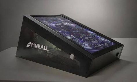 Pinball Diy, Video Game Cabinet, Virtual Pinball, Arcade Ideas, Arcade Diy, Arcade Cabinet Plans, Diy Arcade Cabinet, Arcade Art, Family Fun Center