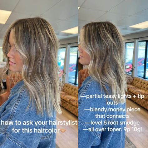 Blond Hair Low Maintenance, Manageable Blonde Highlights, Lazy Blonde Hair, Bronde Balayage With Money Piece Formula, Reverse Balayage Before And After Blonde, Low Maintenance Lived In Blonde, Full Highlight Before And After, Half Balayage Blonde, Before And After Toner Blonde