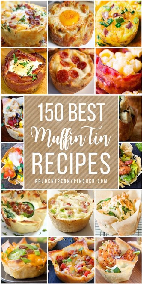 Mini Muffin Tin Recipes, Muffin Meals, Muffin Cups Recipes, Muffin Pan Recipes, Muffin Tin Meals, Cups Recipes, Meals On The Go, Tin Recipes, Savory Muffins