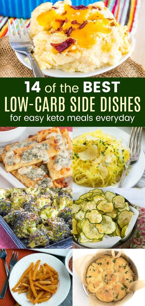 14 Easy Low-Carb Side Dishes & Recipes - Best Everyday Keto Meals Low Carb Easter Side Dishes, Carb Free Sides, Thanksgiving Dinner Ideas Side Dishes, Gf Side Dishes, Keto Apps, Keto Bbq, Keto Thanksgiving, Carb Sides, Easter Side Dishes