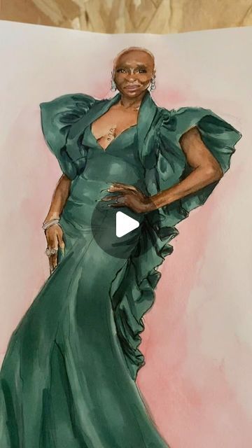 1 likes, 0 comments - audrey_gianelli_artsApril 13, 2024 le : "Close up video of the fashion illustration of the gorgeous @cynthiaerivo in @louisvuitton at the 2024 Oscar’s . Who is excited to see ..." Wicked Elphaba, Cynthia Erivo, The Fashion, Fashion Illustration, Close Up, Markers, Wicked, Louis Vuitton, Celebrities