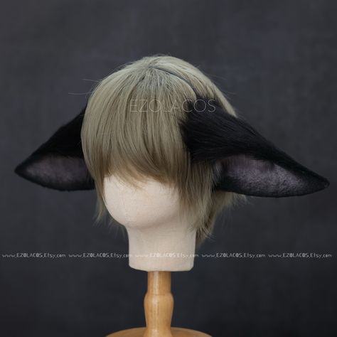 Kemonomimi Ears And Tail, Therian Ears, Sheep Ears Headband, Puppy Ears And Tail, Goat Ears, Bunny Ear Headband, Faux Fur Ears, Sheep Ears, Ears And Tail