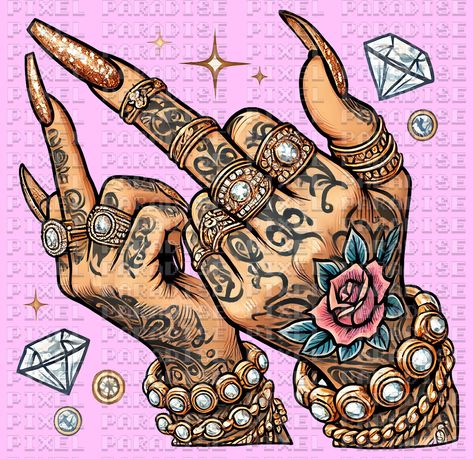 Sick Snapchat, Middle Finger Baddie, Middle Finger Wallpaper Aesthetic, Nail Tech Tattoo Ideas, Boujee Sayings, Middle Finger Drawing, Boujee Wallpaper, Dope Art Svg, Ed Hardy Designs Graphics