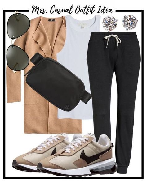 Errands Outfit, Casual Chique, Joggers Outfit, Mode Casual, Athleisure Wear, Athleisure Outfits, Mode Inspo, Sporty Outfits, Fall Winter Outfits